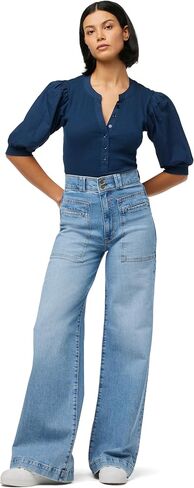 Joe's Women's The Lena Short Sleeve Blouse in Saudi Arabia