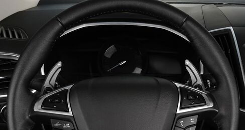 iJDMTOY Blue CNC Billet Aluminum Large Paddle Extensions Compatible with 2013-2020 2nd Gen Ford Fusion, 2013-2016 Ford Edge, 2016-2018 Lincoln MKX in Saudi Arabia