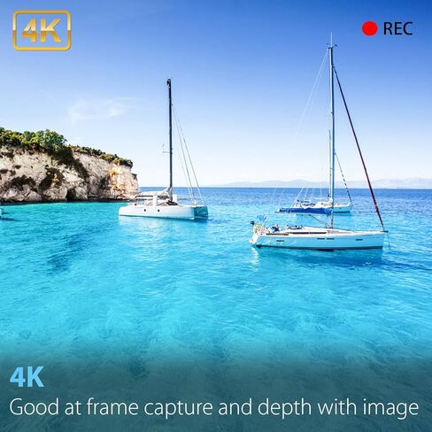 3 in 1 Monocular/Camera/Camcorder, Max 4000ft 104X Digital Telescope with 3.0" Screen/Hood/Battery/SD Card/Case, 4K Video /48MP Photo/Timelapse Recording Telescope Camera for Hunting in Kuwait