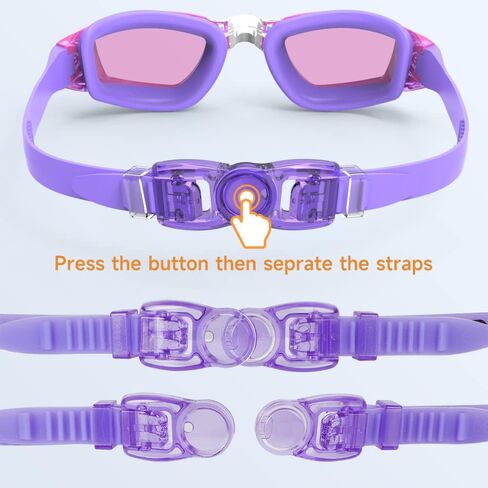 نظارات سباحة، نظارات سباحة مانعة للتسرب ومضادة للضباب للنساء والرجال والشباب البالغين in Kuwait