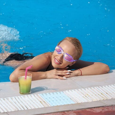 نظارات سباحة، نظارات سباحة مانعة للتسرب ومضادة للضباب للنساء والرجال والشباب البالغين in Kuwait