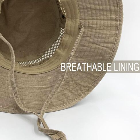 Fishing Hat Sun Protection Boonie Bucket Hat for Men Women Breathable Wide Brim Packable Mesh Safari Cap for Outdoor in Saudi Arabia