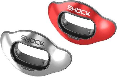 Shock Doctor Interchange Shield for Lip Guard - Mouthpiece NOT Included - for Football | Swap Lip Guard Shield Design. Single or Double Pack. in Saudi Arabia