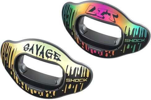 Shock Doctor Interchange Shield for Lip Guard - Mouthpiece NOT Included - for Football | Swap Lip Guard Shield Design. Single or Double Pack. in Saudi Arabia