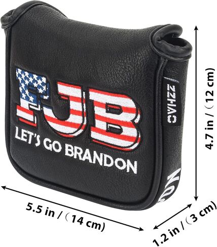 Golf Putter Cover | Funny Magnetic Mallet Putter Cover | Fits Most Mallet Putters | Golf Gifts for Dad | Golf Accessories for Men | 5.5 x 4.7 x 1.2 Inches in Saudi Arabia