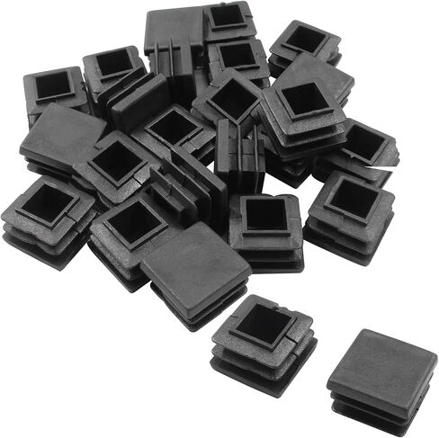 30 Pcs 1 Inch Square Black Plastic Plugs, Fit for 1 Inch Square Metal Tube, Tubing End Caps for Fence and Chair Legs in Saudi Arabia