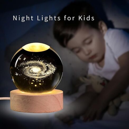 3D Dolphin Crystal Ball Night Light,Dolphin Figurine Lamp,Decorative Glass Sphere Ball Paperweight Crystal Sea Animal Decorations for Home(2.4 in) in Saudi Arabia