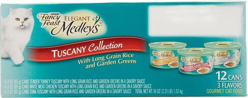 فانسي فيست، ميدليز أنيقة، مجموعة توسكانا، مجموعة متنوعة من 3 نكهات (12 عبوة، 3 أونصة لكل منها) in Kuwait