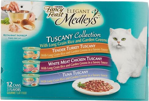 فانسي فيست، ميدليز أنيقة، مجموعة توسكانا، مجموعة متنوعة من 3 نكهات (12 عبوة، 3 أونصة لكل منها) in Kuwait