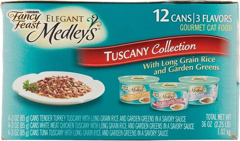 فانسي فيست، ميدليز أنيقة، مجموعة توسكانا، مجموعة متنوعة من 3 نكهات (12 عبوة، 3 أونصة لكل منها) in Kuwait