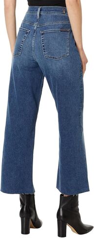 7 For All Mankind Women's Cropped Alexa W/Raw Cut Hem in Saudi Arabia