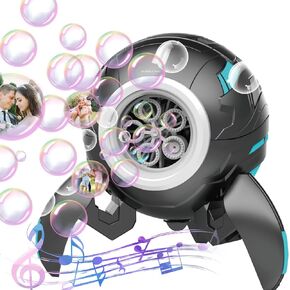 Bubble Machine for Kids, Automatic Robot Bubble Maker Toys Kids Bubble Machine for Parties Wedding, Bubble Machine Toy for Toddlers Children Pets Dogs Cat Indoor Outdoor