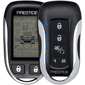 Prestige PE1M2LCDZ 2-Way LCD Remote Transmitter Kit Key FOB for Flashlogic - Up to 1 Mile Range