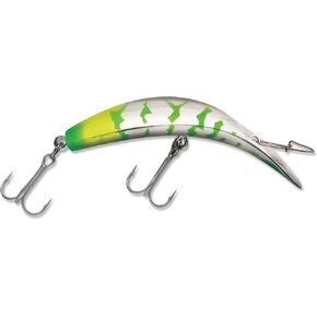 Luhr Jensen K14 Kwikfish Grinch, Silver Green Chartreuse, 4.25" (5413-014-0747)