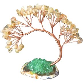 7 Chakra Crystal Tree- Money Tree Citrine Crystal Money Tree Amethyst Crystal