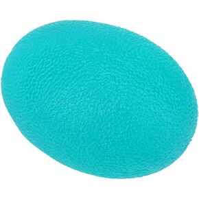 Keenso Egg Shaped Grip Ball, Silicone Massage Therapy Grip Ball for Wrist Finger Strength Exercise Stress Relief(Green)