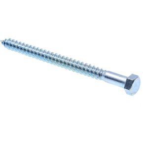 Prime-Line 9056467 Hex Lag Screws, 3/8 In. X 5 In., A307 Grade A Zinc Plated Steel (50 Pack)