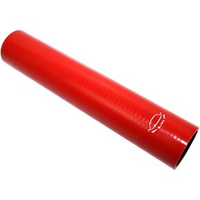 LTI Universal (305mm) 12" Length 4-Ply Reinforced High Performance (44mm) 1.75" ID Straight Coupler Silicone Hose (1.75" RED)