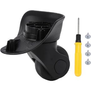 Universal Swivel Wheel Right（Small） Suitcase Wheel (1R) 115W Series W041 Wheel Replacement Black
