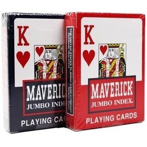 Play Card Maverick Poker Jumbo,U.S. Playing Cards C,1000692