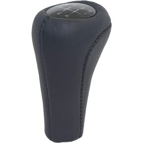 Pursuestar Black Full Leather 5 Speed Manual Shift Knob for BMW 1 3 5 6 Series E30 E32 E34 E36 E38 E39 E46 E53 E60 E63 E83 E84 E90 E91 E92
