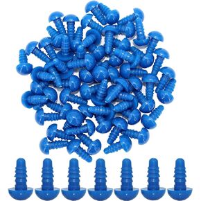 Bestartstore 600Pcs 10mm Black Solid Plastic Safety Eyes Craft Eyes and Washers for Amigurumi, Crafts, DIY Crochet Toy and Stuffed Animals Making