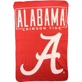 Northwest NCAA Collegiate Team Logo Fleece Throw Blanket 40" x 60" (Alabama Crimson Tide)