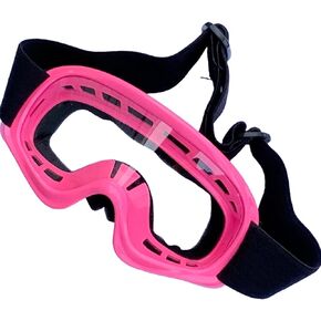 MINO Premium Youth Dirt Bike Goggles PINK - Adjustable, UV-Resistant Impact-Resistant Lens for ATV, Quad, Go Kart, Motorcycle, Off-Road Riding, Motocross Racing and Cycling