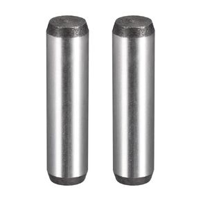uxcell 3/8-Inch x 3-Inch Dowel Pins, Heat Treated Alloy Steel for Extra Hardness, Bright Finish and Accurate Alignment 2pcs