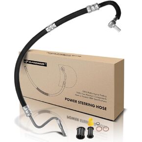 A-Premium Power Steering Pressure Hose Line Assembly Compatible with Toyota Camry 2002-2009, Solara 2004-2008, 2.4L, Pump To Rack/Gear