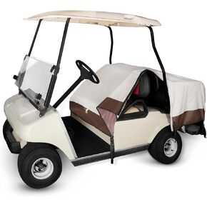 10L0L Waterproof Golf Cart Seat Cover Golf Cart Keep Seats Dry Cover, Universal Fits 4 Passenger/2+2 Yamaha, EZGO, Club Car, Specific Protector Golf Cart Saets, More Portable Than A Full Set Cover