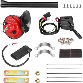 10L0L Golf Cart Turn Signal Kit with Horn Brake Hazard Blinker Light Switch with 9-pin Plug Wiring Harness, Suitable for Yamaha, Club car, EZGO (Fit Input Current 12V)