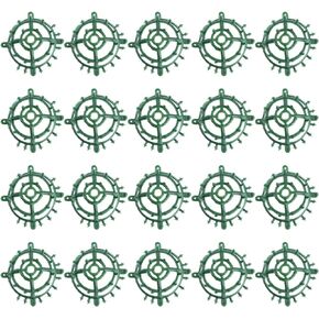 GANAZONO Flower Art Supplies 20Pcs Artificial Plant Topiary Ball Support Cage Wedding Grass Half Ball Shelf Flower Arrangement Holder Props Floral Arrangement Supplies