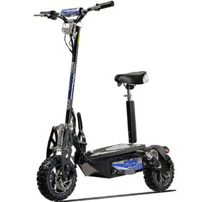 UberScoot 1600w 48v Electric Scooter, Black, Large