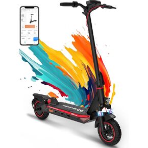 EVERCROSS Electric Scooter, 800W Motor, 31 Miles Range, 10'' Solid Tires, 28 Mph Folding Commuting Electric Scooter Adults, Dual Braking System, App Control in Kuwait