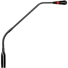 ECS XLR 18 inch Fully Adjustable Quick Mount Cardioid Uni-Directional Gooseneck Microphone, 48 Volt Phantom Power