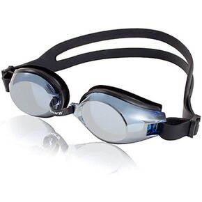 Sporti Unisex Adult Antifog Plus Goggle, Swim Goggles Men and Women Shatter-resistant, Antifog Coated Mirror/Non-Mirror Lens