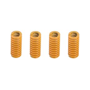 3D Printer Die Spring 8mm OD 20mm Long Light Load Compression Mould Die Spring, 8 Pack Yellow Heated Bed Springs for Creality Ender 3s Bed (20mm, 4)