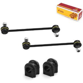 Metrix Premium 4 PCS L/R Front Stabilizer Bar Link and Front Stabilizer Bar Bushing Kit K750032, K200904 Fits Hyundai Elantra, Kia Rondo, Kia Optima, Kia Forte, Kia Forte5, Kia Forte Koup