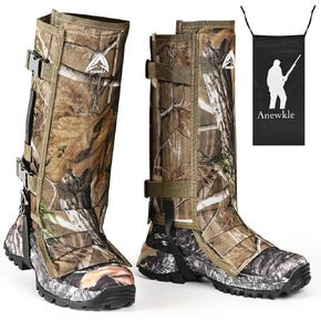 Snake Gaiters Leg Guards Waterproof Snake Guards Adjustable Size Snake Chaps Snake Bite Protection Snake Bite Proof Guard Gaiters for Hunting Hiking Climbing