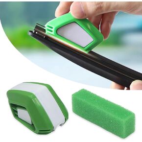1 PC Car Windshield Wiper Regroover, Cleaning Car Wiper Blade Cutter Repairer, ABS Wiper DIY Smart Quickly Repair Tool, Maintenance Accessories, Compatible with Most Models (Green & White)