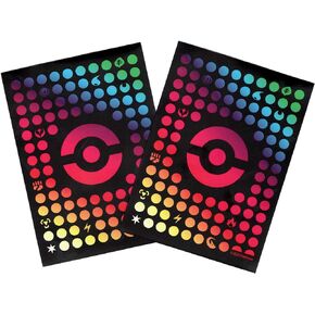 Pokemon Trainer's Toolkit Exclusive Card Sleeves (65 Count) - Card Protectors- Rainbow Matte Finish - Tournament Legal