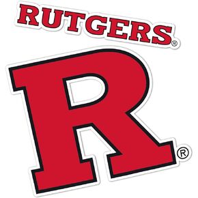 Desert Cactus Rutgers Sticker Vinyl Decal Laptop Water Bottle Car Scrapbook (4 Inch Set V1)