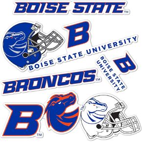 Desert Cactus Boise State University Broncos Stickers Vinyl Decals Laptop Water Bottle Car Scrapbook T2 (Type 2)
