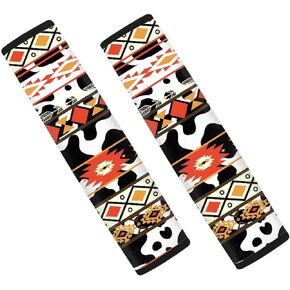 Strawberry Print Soft Auto Seat Belt Cover Seatbelt Shoulder Pad Universal Fit for Cars and Backpack,2PCs Set