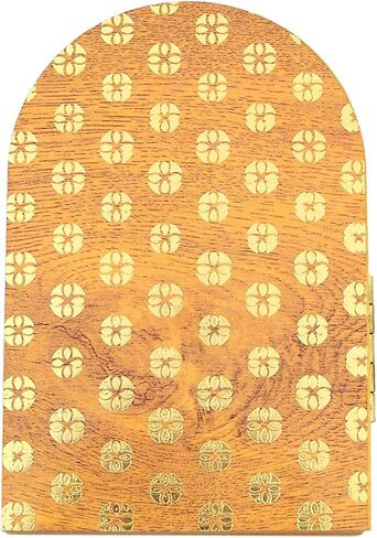 Needzo القلب المقدس ليسوع المسيح والقلب الطاهر لمريم الدائمة الكاثوليكية Diptych زخرفة قابلة للطي مع تصاميم معدنية ذهبية اللون، 3 1/2 بوصة (عالية) in Saudi Arabia