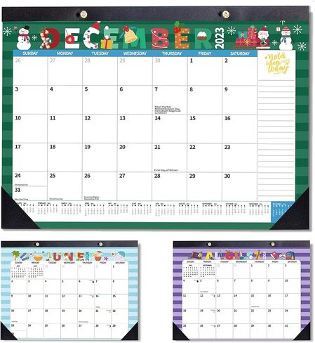 2024 تقويم خربش كبير مكتب التقويم جدار التقويم الشهري سطح المكتب 17 "× 12" التقويم مكتب مخطط وسادة ورقة التقويم ديسمبر 2023 - ديسمبر 2024، تخطيط وتنظيم المنزل والمدرسة والمكتب in Kuwait