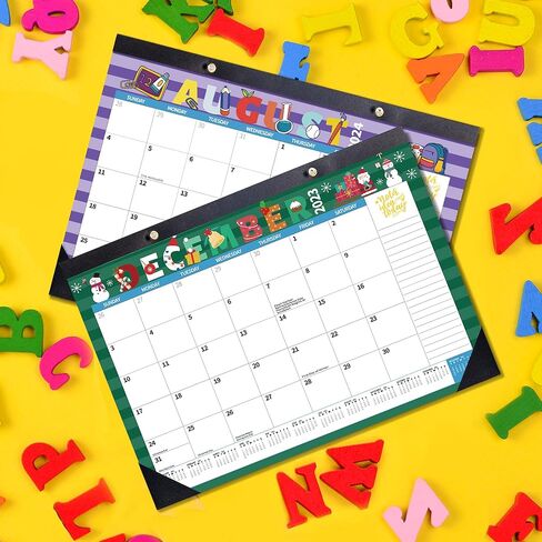 2024 تقويم خربش كبير مكتب التقويم جدار التقويم الشهري سطح المكتب 17 "× 12" التقويم مكتب مخطط وسادة ورقة التقويم ديسمبر 2023 - ديسمبر 2024، تخطيط وتنظيم المنزل والمدرسة والمكتب in Kuwait