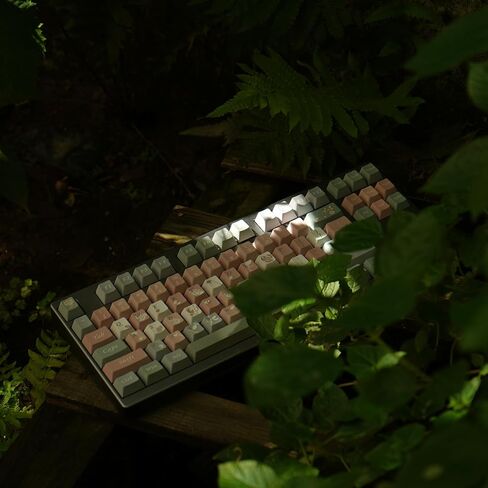 Colorful Cherry Profile Keycaps for Mechanical Gaming Keyboard, PBT Custom Pink Purple Key Caps Set in Saudi Arabia