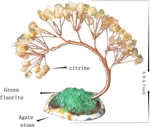 7 Chakra Crystal Tree- Money Tree Citrine Crystal Money Tree Amethyst Crystal in Saudi Arabia